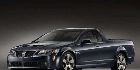 Pontiac G8 ST: Not coming to dealers.