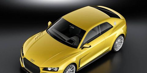 Audi revealed the Quattro concept at the Frankfurt motor show.