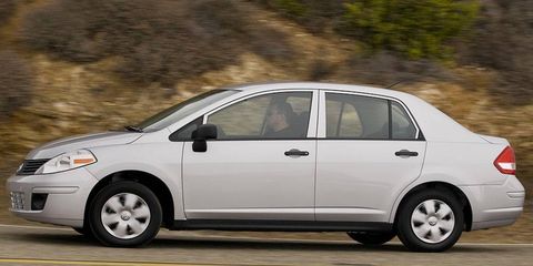 The 2009 Nissan Versa 1.6 is cheap--and it feels that way.