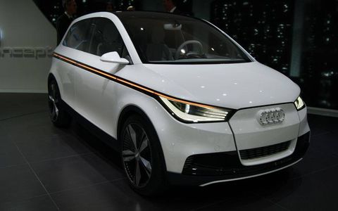 Audi A2 Concept from the floor of the Frankfurt auto show