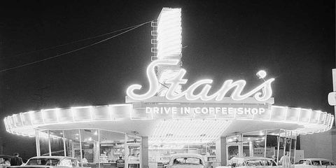 The neon lights of Stan's Drive In Coffee Shop in Hollywood, California, gave off quite a glow on March 26, 1958, a few months before the launch of a new publication called Competition Press, which would eventually become AutoWeek. The automotive lifestyle was blossoming in the late '50s, and establishments like Stan's cropped up around the country, serving drivers "fast" food to be eaten in parked cars, while also serving as gathering places.