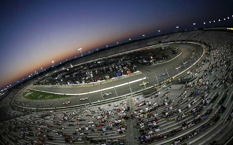 Richmond International Raceway at dusk