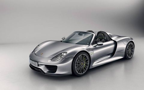 There's no mistaking the 918 Spyder for anything other than a Porsche.