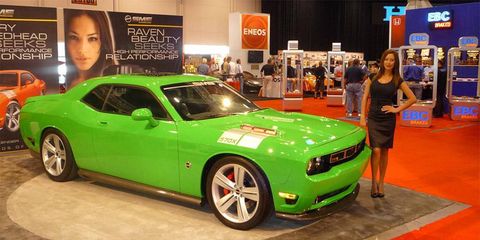 Steve Saleen has tuned the new Dodge Challenger, shown, and the Ford Mustang.