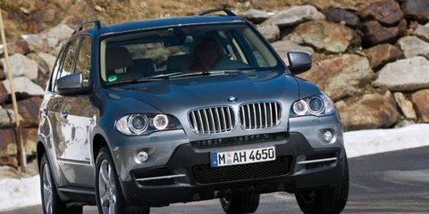 The twin-turbodiesel in the BMW X5 delivers 425 lb-ft of torque.