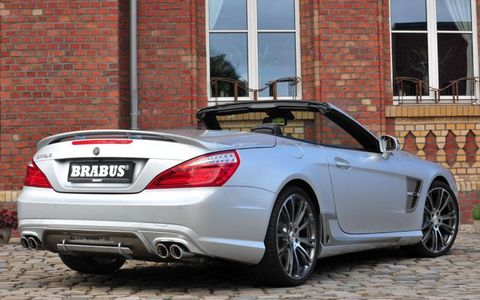 Brabus offers a sport exhaust system as well as power upgrades.