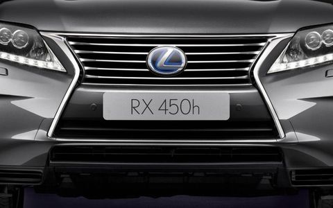The 2013 Lexus RX 450h has a very unique grill.