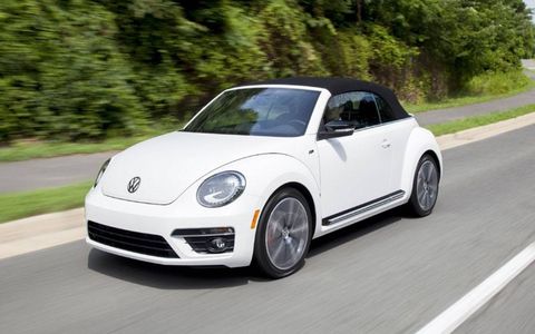 The Volkswagen Beetle Turbo Convertible has a 2.0-liter turbocharged I4 engine, giving the beetle a little pep in its step.