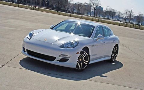 This 2012 Porsche Panamera S Hybrid has a "As-Tested Price" of $109,515.