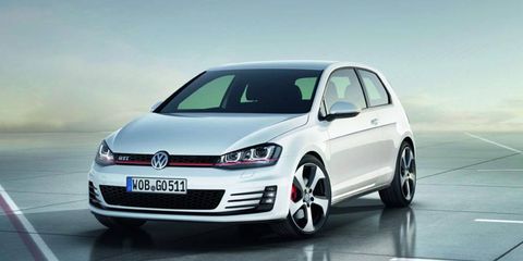 Volkswagen introduced the new GTI at the Paris motor show.
