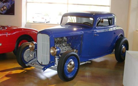 Want an authentic hotrod? This perfectly restored &#8217;32 Ford competition coupe was built in 1950, won multiple class records at Bonneville and El Mirage and drag raced in the 1950s. Now back to original with Mercury flathead power.