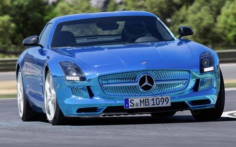 Mercedes-Benz describes the SLS AMG Coupe Electric Drive as the world's most powerful series production electric car.