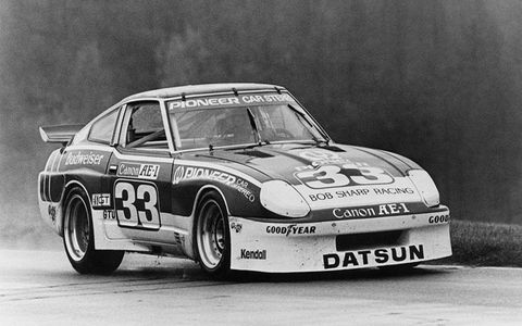 Paul Newman drove a Datsun 280ZX for Bob Sharp Racing in 1979.
