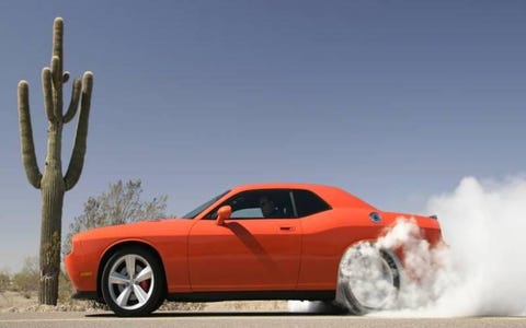 Muscle Machine A Wet And Wild First Drive In Dodge S Challenger Srt8