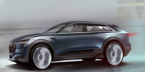 The 2015 Audi e-tron quattro concept will preview an all-electric Q6 at the Frankfurt motor show.