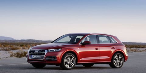 The 2017 Audi Q5 is larger, but also lighter, than the current midsize crossover.