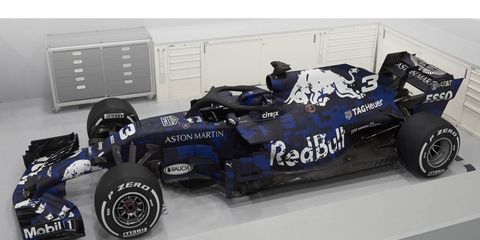 Was Red Bull's special livery part of a plot to conceal some of the details of the new car?