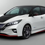 The Nissan Nismo Leaf Concept shows aggressive styling also has a place on EVs.