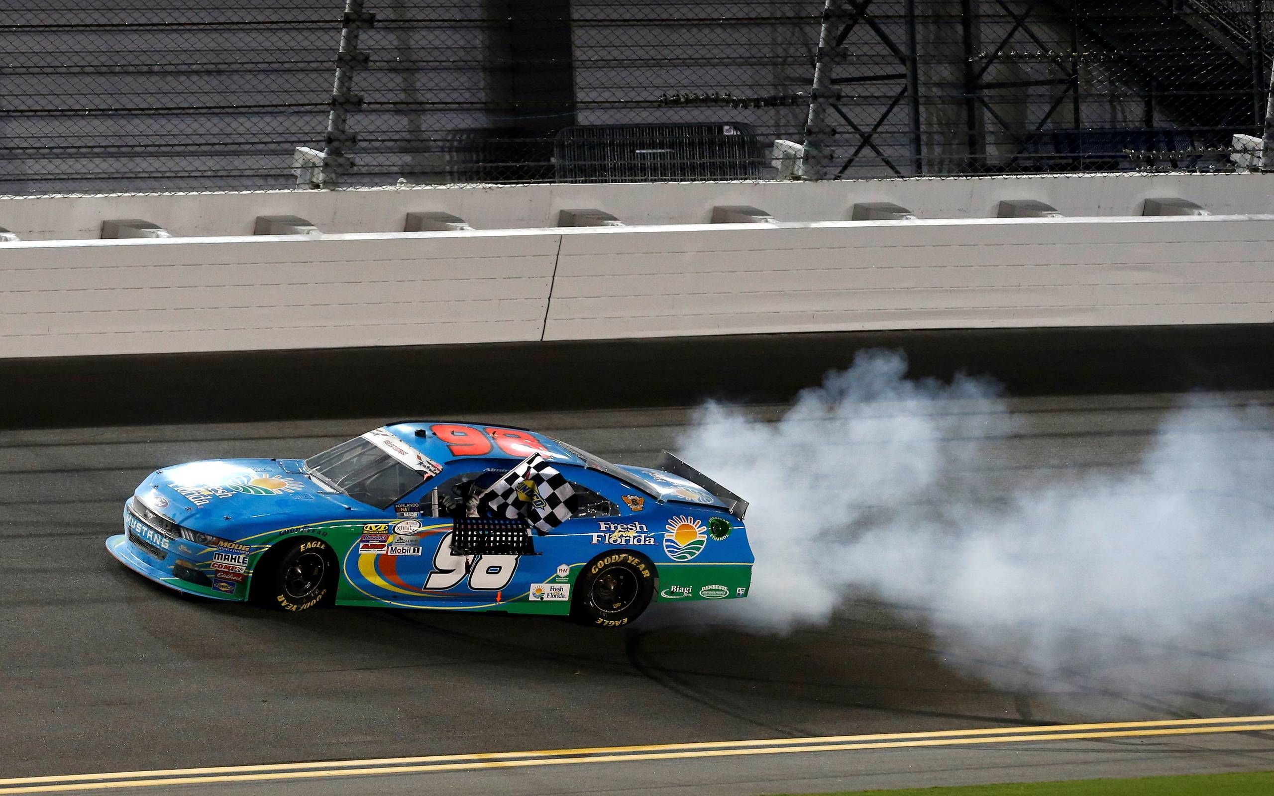 Aric Almirola And Ford Win NASCAR Xfinity Race At Daytona