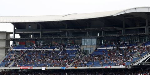 A photo from the Formula One race at Hockenheimring in Hockenheim, Germany, this past July. The venue is traditionally packed with fans but attendance has been down recently which doesn't bode well for the race series. 
