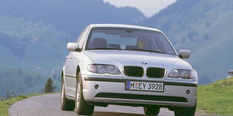 The 2002 BMW 3-series is included in the airbag recall.
