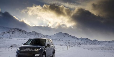Land Rover launched the Discovery Sport in Iceland.