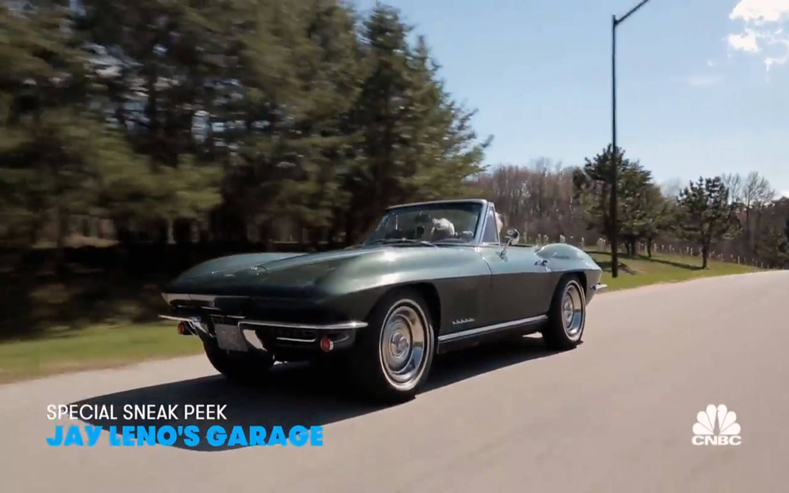 Watch Joe Biden Blow The Tires Off A 1967 Corvette Roadster