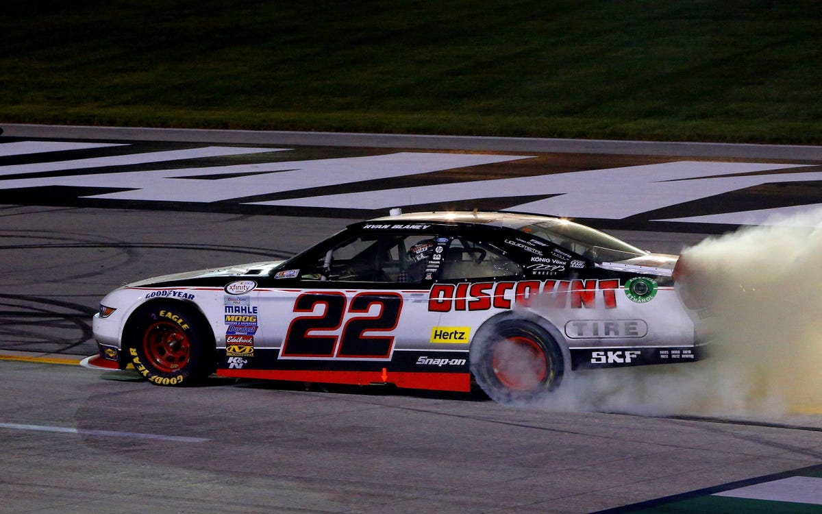 Ryan Blaney and Ford speed to NASCAR Xfinity victory in Kentucky