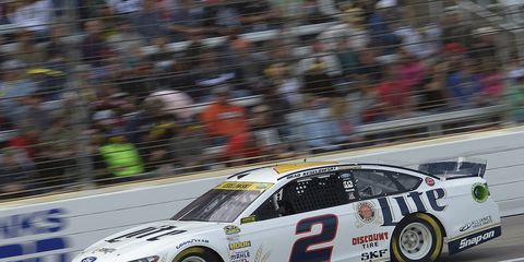 NASCAR driver Brad Keselowski has been involved in two post-race fights in the last four races.