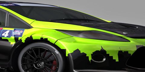 Buhl Sport Detroit teases its Red Bull Global Rallycross car in a press release on Monday.