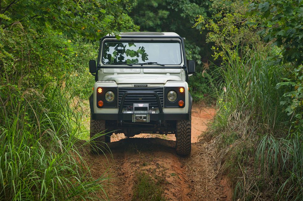 Land Rover will let you try that Defender you've always wanted on some off-road courses, and you don't even have to fly to the U.K.