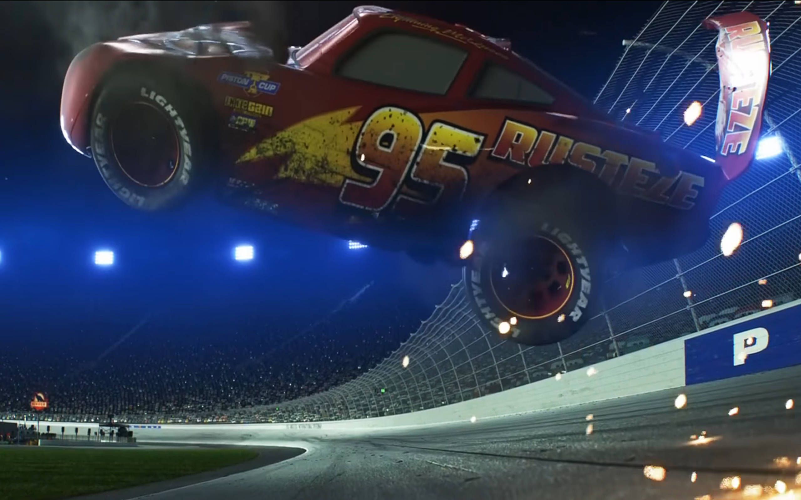 Lightning McQueen's Big Crash