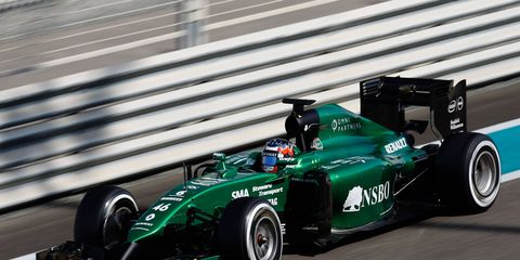 Will Stevens drove for Caterham in the Formula One season-ending race in Brazil.