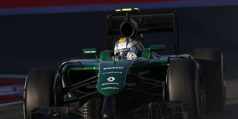 Caterham's Marcus Ericsson at the Russian Grand Prix. If Caterham's bad luck continues, Ericsson may not be racing at the U.S. Grand Prix in Austin, Texas.