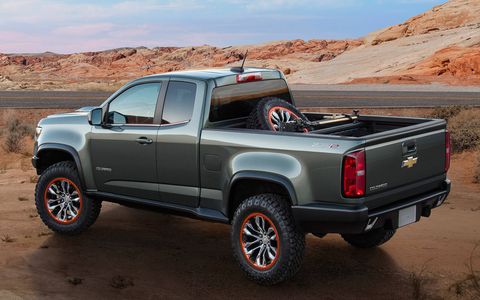 The ZR2 name has been used on production vehicles before, but we last saw it on a small Chevy pickup back in 2003.