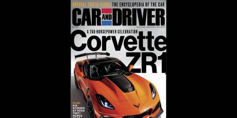 'Car and Driver' leaked the Corvette ZR1.
