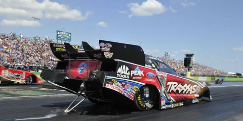 Courtney Force won from the No. 1 qualifying position in Texas on Sunday.