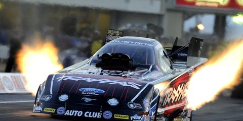 Courtney Force's 4.039-second pass at 314.90 mph are both records at Texas Motoplex.