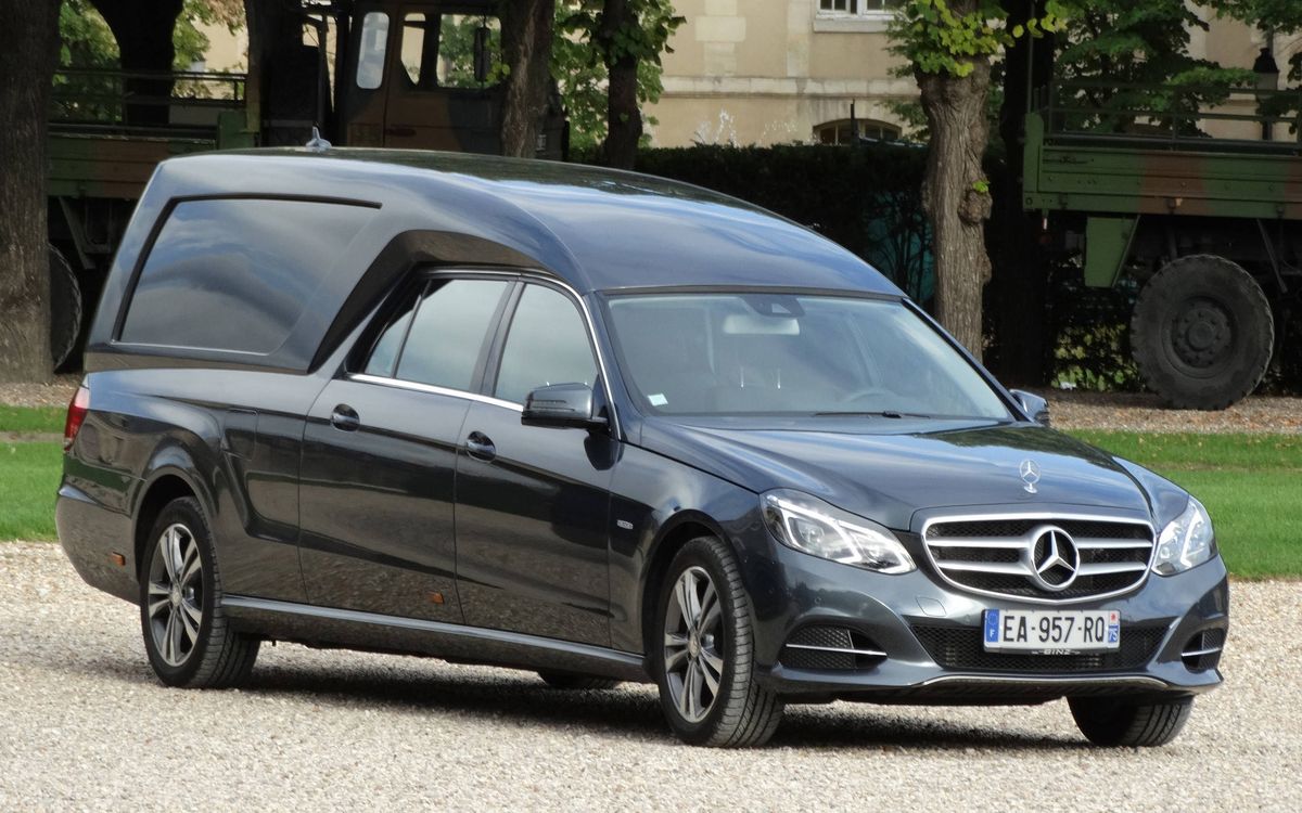 This MercedesBenz hearse is fit for the ultimate final ride
