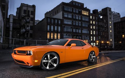 The 2014 Dodge Challenger R/T Shaker comes in at a base price of $31,490 with our tester topping off at $43,370.