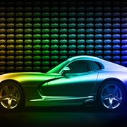 The Viper offers different paint and stripe colors, a bunch of aero kits, sets of wheels and other customizable options.