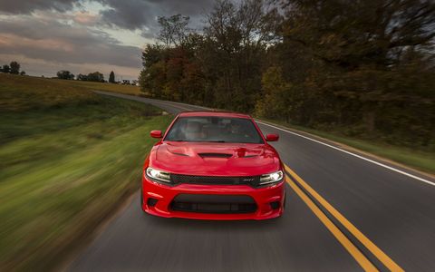 The Hellcat engine produces 707 hp.