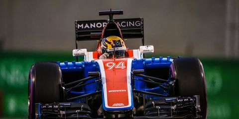 Pascal Wehrlein raced for Manor F1 in 2016.