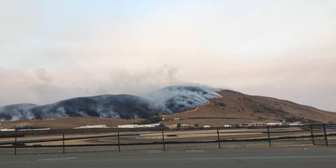 Sonoma Raceway is not at 'immediate risk' despite a wildfire raging near and around the facility.
