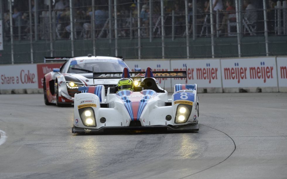 The No. 8 Starworks Prototype Challenge car of Renger van der Zande, Alex Popow and Mike Hedlund won the PC class.