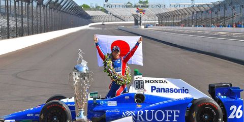 Takuma Sato and the most famous trophy in motorsports is heading to Japan.