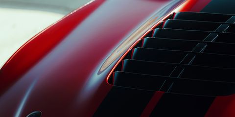 Check out the details of the 2020 Ford Mustang Shelby GT500. The five-inch exhaust tips, huge heat extractor and more.