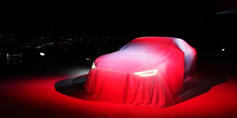 Audi unveiled the Prologue concept the night before the LA Auto Show, at the Tanager House overlooking the Sunset Strip.