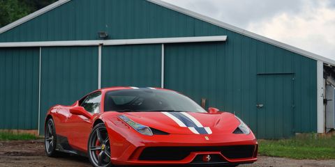 We got seat time in this gorgeous 458 Speciale with Ferrari driver Alesandro Balzan.