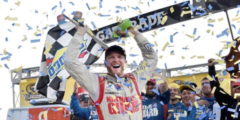 Dale Earnhardt Jr.'s win at Martinsville was his fourth of the season.